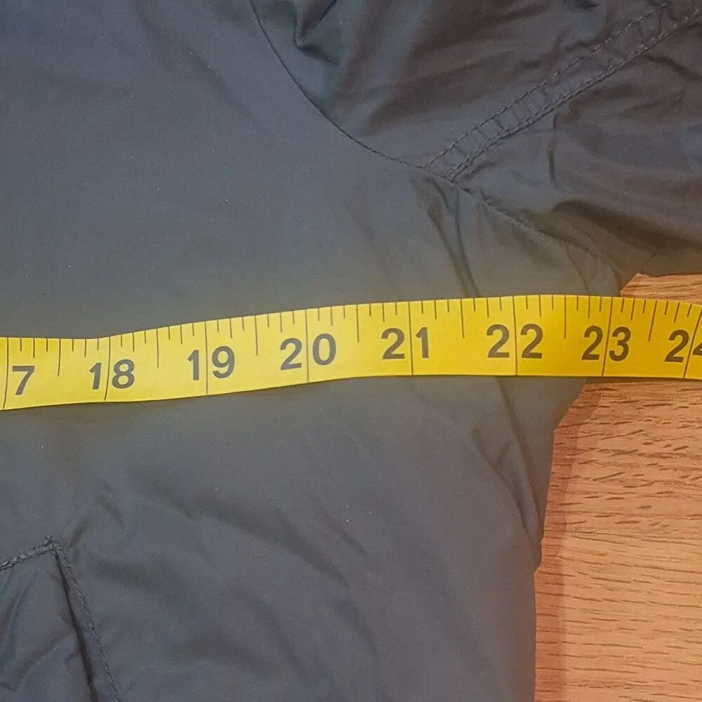 Uniqlo Bomber Jacket Mens Large Nylon Ribbed Collar Zip Pocket Classic Green